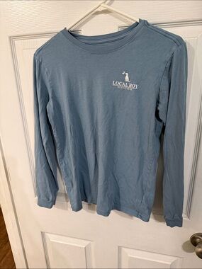 Local Boy Outfitters Kids' Long-Sleeve T-Shirt in Dusty Blue